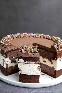 Easy Homemade Gluten Free Ice Cream Cake