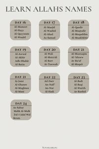 Ramadan challang: Learn Allahs names in 1 Month #islam #haqq #agidah #quran #tawhid #sunnah #akhlag #manners #mindset #morals #ethics #etiquette #deen #akhirah #mindsetiseverything #instastory #allah #islamicquotes #etiquette #seo #islamicreminders #prophetmuhammad #contentcreator #ummah #modesty #motivation #muslim #muslimah #hadith #tauhid #mentality #selfimprovement #growth #explorepage #trending #sunailablog #allahsnames #allah