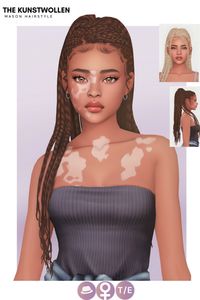 Discover this gorgeous Sims 4 CC hair at number 2i on my Sims 4 CC packs and mods list! This stunning high ponytail with intricate braids adds a sleek, stylish touch to any Sim’s look. With a range of colors, it’s perfect for making a bold or subtle statement, blending beautifully with Maxis Match styles. Plus, this list has all the latest Sims 4 CC finds to keep your folder fresh and fabulous!