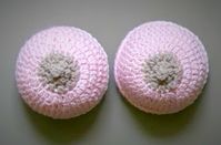 HAND MADE - RUKODELKY: Crocheted Boobies a.k.a. Knockers