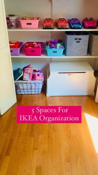 From the playroom to the closet, IKEA furniture can transform your space from frustrated to functional. Get our FREE GUIDE: 10 Life-Changing Home Organization Tips 👇🏻