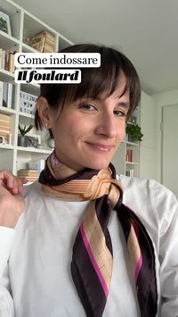  

Ecco due modi facilissimi di indossare il foulard: quale preferisci?

