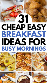 Kickstart your mornings with our quick breakfast ideas! Dive into our easy breakfast recipes, including healthy and high-protein breakfast recipes. Discover vegan breakfasts and gluten-free breakfasts that don't compromise on taste. From savory breakfast options like breakfast ideas with eggs, breakfast muffins, and breakfast casseroles to sweet breakfast treats like pancakes, French toast, and waffles, we've got something for everyone. Explore variety of other brunch ideas for a crowd.