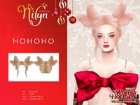 The Sims Resource - Winter Hollidays 2023 HOHOHO HAIR