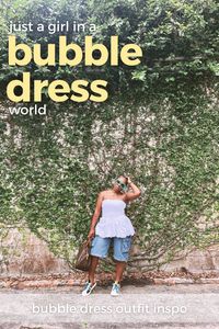 Hey babe. I have two words for you when it comes to trends that are stomping through Spring and Summer fashion… bubble dress. Here's one way you can crush this trend from a street wear perspective. 
Keep reading. 

#sneakeroutfits #streetwear #bubbledress