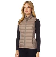 Ladies HeatKeep Down Vest in Taupe, purchased October 26, 2018.