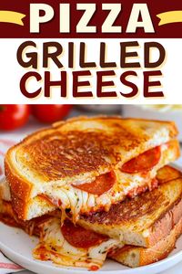 Behold, the ultimate comfort food mashup: pizza grilled cheese! Two classics join forces to create a sandwich that's crispy, meaty, and oozing with flavor.