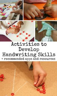 Fun Ways to Work on Handwriting Skills