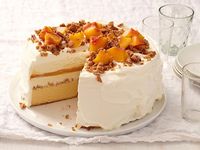 Get Peach Cobbler Ice Cream Cake Recipe from Food Network