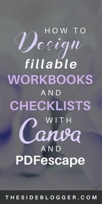 How to Design Worksheets in Canva (with Video) | The Side Blogger