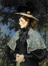 James Jebusa Shannon - Florence Mary Cartwright, The Artist’s Wife