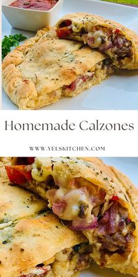 A calzone is one of the most versatile meals there is to make. There are no limits as to what a calzone can be filled with. Some of the more common ingedients include: pepperoni, sausage, cheese and veggies. However, feel free to use whatever you like.