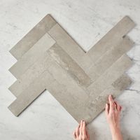 Windsor Matt Grey Concrete Look Subway Tile | TileCloud