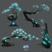 ArtStation - Ori and the Will of the Wisps - Ability Trees, Anna Jasinski