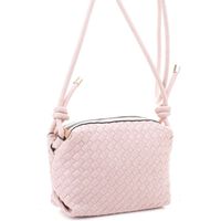 Braid Texture Zipper Crossbody Bag 7.5 X 3 X 5