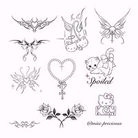 💞💞💞 #tattoodesign #tattoodesigns #tattooflash