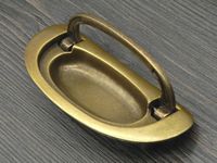 3 Recessed Drawer Pulls Handles Flush Dresser Pull - Etsy