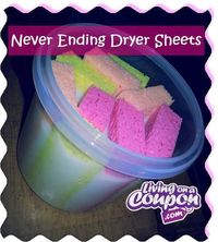 WHAT YOU NEED: 1 Container with an airtight lid (grabbed out of my pantry)… 4 sponges cut in half ($1.00 for a 4pk at the dollar store) 1 cup of your favorite fabric softener ($0.30 worth of ...