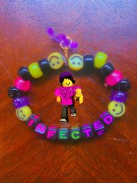 im gonna start posting kandi that i make n stuff yea yea :3 .. #kandi #regretevator