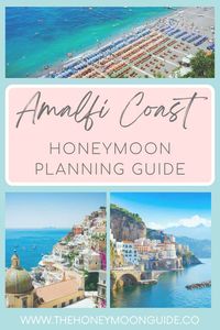 Planning a honeymoon in Italy? When we say we've got the ultimate guide to planning an Amalfi Coast honeymoon, we do!. Everything you need to plan your dream Amalfi Coast honeymoon itinerary! The best time to visit, how to get around Amalfi Coast, the best honeymoon destinations in the Amalfi Coast, the best Amalfi Coast honeymoon hotels plus things to do in Amalfi Coast. From Positano to Ravello + MORE. Click the link to read our Ultimate Amalfi Coast Honeymoon Guide or pin to read later! ✈️🤍