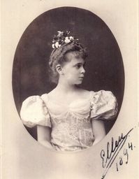 Signed and dated Ellen 1894