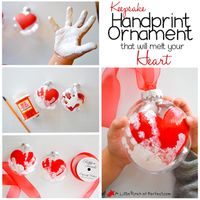 Handprint Keepsake Ornament that will melt your Heart -