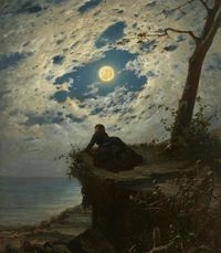 “And She Never Returned. Painted by Alfonso Simonetti (1840-1892)”