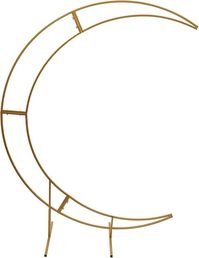 Amazon.com : Crescent Moon Wedding Arch Stand, Crescent Balloon Arch Stand, Crescent Moon Decor Stand, Wedding Arch Curved Flower Balloon Frame for Wedding, Birthday, Event Decor, Bridal Shower (7ft-White) : Patio, Lawn & Garden