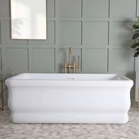 Brighton Rectangle Acrylic Freestanding Tub | VTB