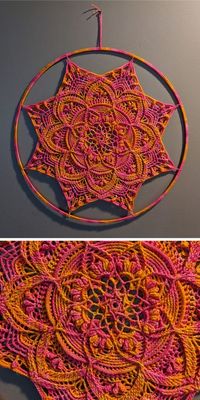 Stunning Colorful Mandala Free Crochet Patterns – 1001 Patterns