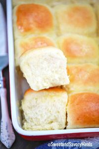 Amish Potato Dinner Rolls Recipe - Sweet and Savory Meals