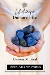 La dumortiérite est une pierre d'apaisement et de clarté mentale. Sa couleur bleue intense est un véritable appel au calme et à la concentration. Découvrez les vertus de la dumortiérite et comment elle peut soutenir votre développement personnel et votre quête de sérénité. Visitez universmineral.fr pour apprendre comment cette pierre peut être un guide sur votre chemin de vie. #Dumortiérite #ClartéMentale #UniversMinéral