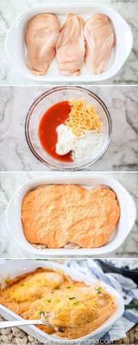 How to make Buffalo Chicken Casserole #cookingideas