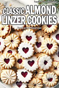 Classic Almond Linzer Cookies - a holiday favorite that’s as beautiful as it is delicious!