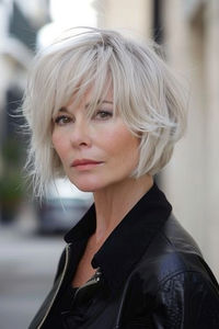 Discover the Best Short Bob with Bangs Hair Ideas for Women Over 60