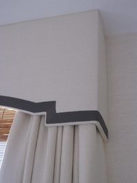 Cornice and valances are often seen in the traditional style.