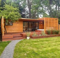 Blyss Garden Rooms on Instagram: “This one has everything! Lounge, gym, workshop, bar, hot tub, cedar pergola, balau decking, colour changing LEDs, cedar screens! Really…”