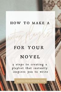 If you listen to music when you write you know its a struggle to find that perfect song. Thats why (if youre a writer who needs your tunes!) a writing playlist is a lifesaver. When I put in my headphones and block out the world Im instantly in the writing zone. And if Im listening to music that inspires and motivates me to write my story its a double whammy. Here's how to use Spotify to make a playlist for your novel.