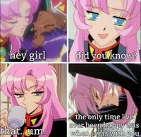 utena tenjou anthy himemiya utenanthy lesbian anime girl yuri meme revolutionary girl utena