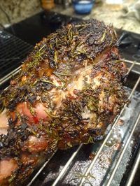 Scrumpdillyicious: Roast Leg of Lamb with Greek-Style Marinade