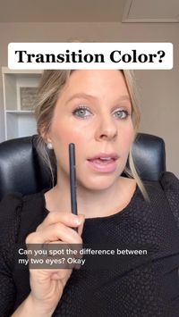 This is one of my favorite things to do when I am applying a bolder lid color. Let me know if you try it and follow for more easy makeup tips. ￼￼