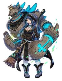 Guardian Meg Amath RNA Art - Terra Battle 2 Art Gallery