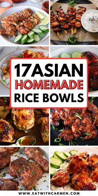 Craving bold flavors but don't want to spend hours cooking? My homemade Asian rice bowls are quick, delicious, and perfect for satisfying takeout cravings at home. Pin this for an easy and flavorful meal idea!