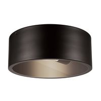 Minier Dark Bronze 1 - Bulb Outdoor Flush Mount