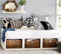 Stratton Storage Platform Daybed with Baskets