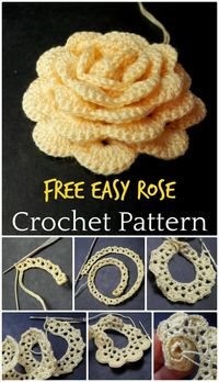 Fleurs au crochet – 90+ modèles de fleurs au crochet GRATUIT