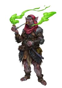 Female Bugbear Fighter Ninja - Dith-Ka - Pathfinder PFRPG DND D&D 3.5 5E 5th ed d20 fantasy