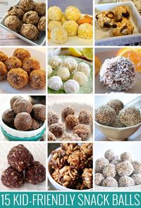 15 Kid-friendly Snack Ball Recipes. Have you tried snack balls? What did you think?