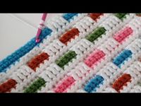 perfect 💯 free crochet 3D baby blanket brick pattern for beginners - how to crochet amazing blanket - YouTube