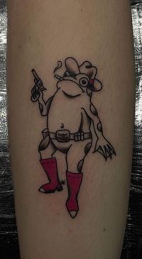 << Check out more Frog Tattoos, Ideas and Meanings #girlytattoos #tattooideas #tattoodesigns #tattoos #frog